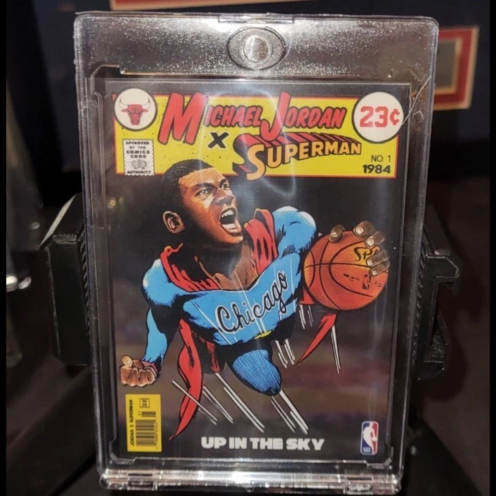 1984 Michael Jordan x Superman Comic Rookie RC Chicago Bulls Rare - Picture 3 of 6